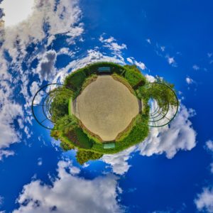 Print - Tiny Planet - Auckland Botanic Gardens 2