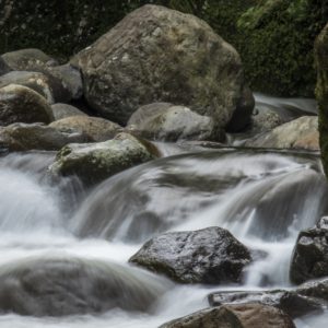 Waterfall on the Rocks