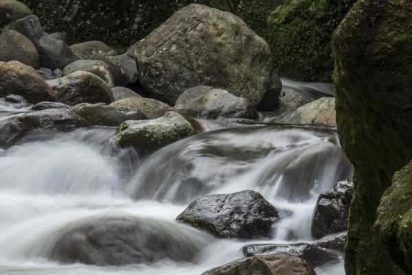 Waterfall on the Rocks